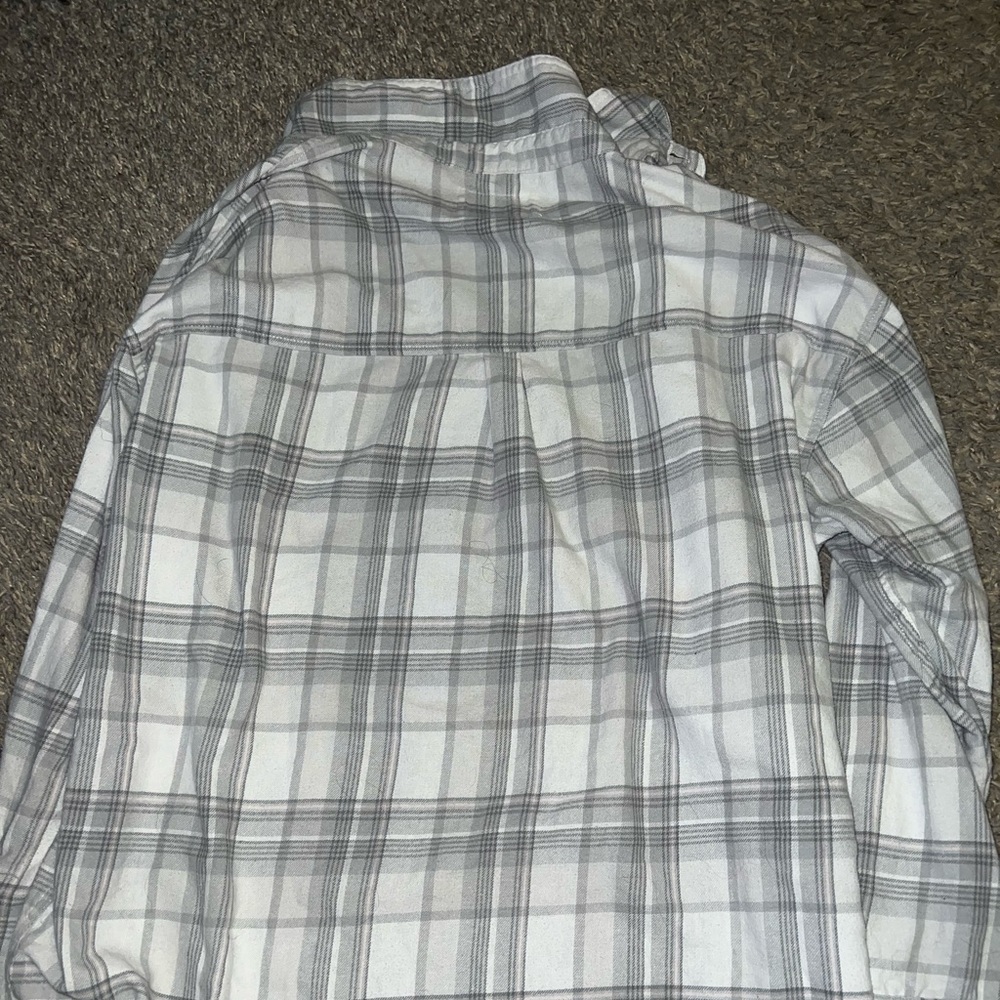 american eagle over sized flannel